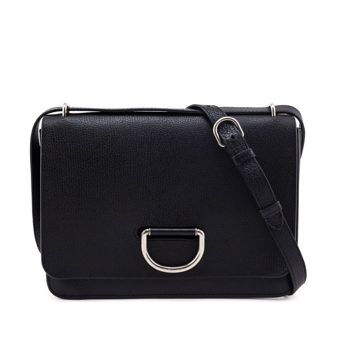 Burberry Black Goatskin Medium D-Ring Bag - Love that Bag etc - Preowned Authentic Designer Handbags & Preloved Fashions