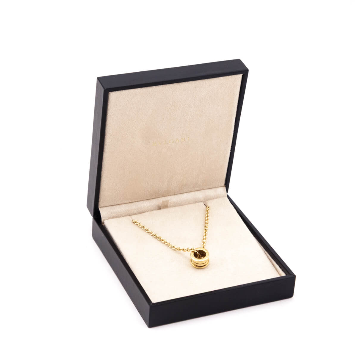 Bvlgari 18K Gold B.Zero1 Pendant Necklace - Love that Bag etc - Preowned Authentic Designer Handbags & Preloved Fashions