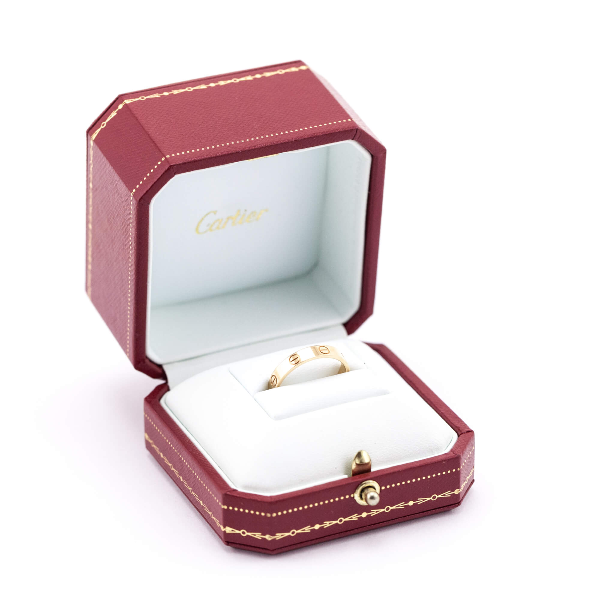 Cartier 18K Rose Gold Small LOVE Ring Size 56 - Love that Bag etc - Preowned Authentic Designer Handbags & Preloved Fashions