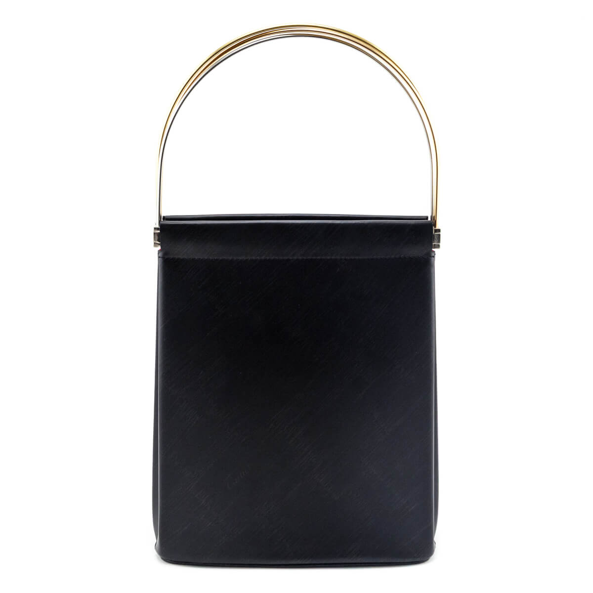 Cartier Black Leather Vintage Tricolor Trinity Handle Bag - Love that Bag etc - Preowned Authentic Designer Handbags & Preloved Fashions