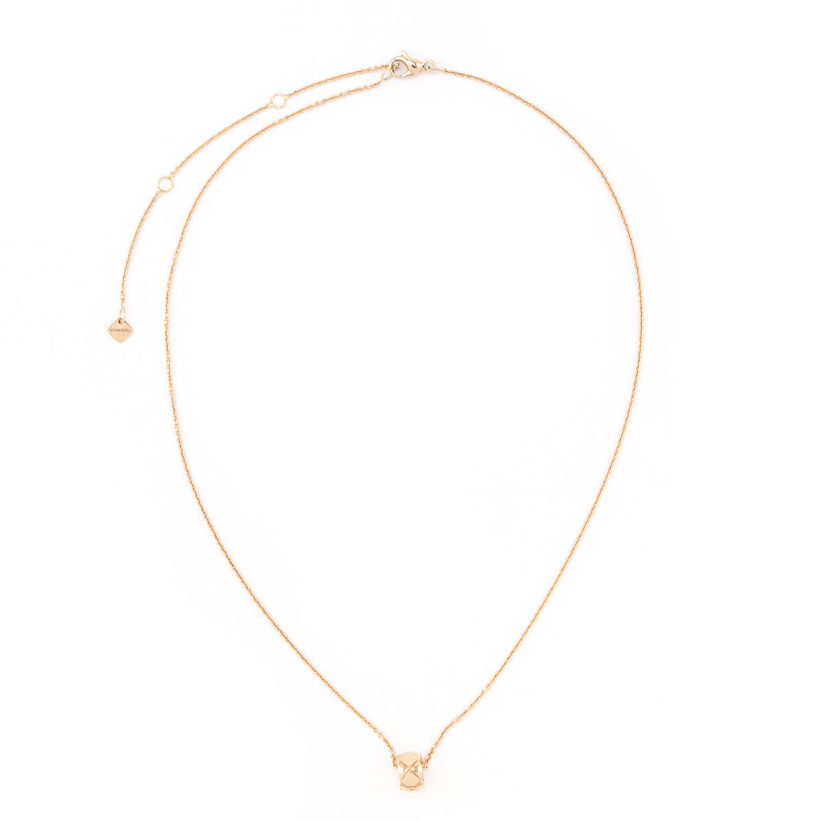 Chanel 18K Beige Gold Coco Crush Pendant Necklace - Love that Bag etc - Preowned Authentic Designer Handbags & Preloved Fashions