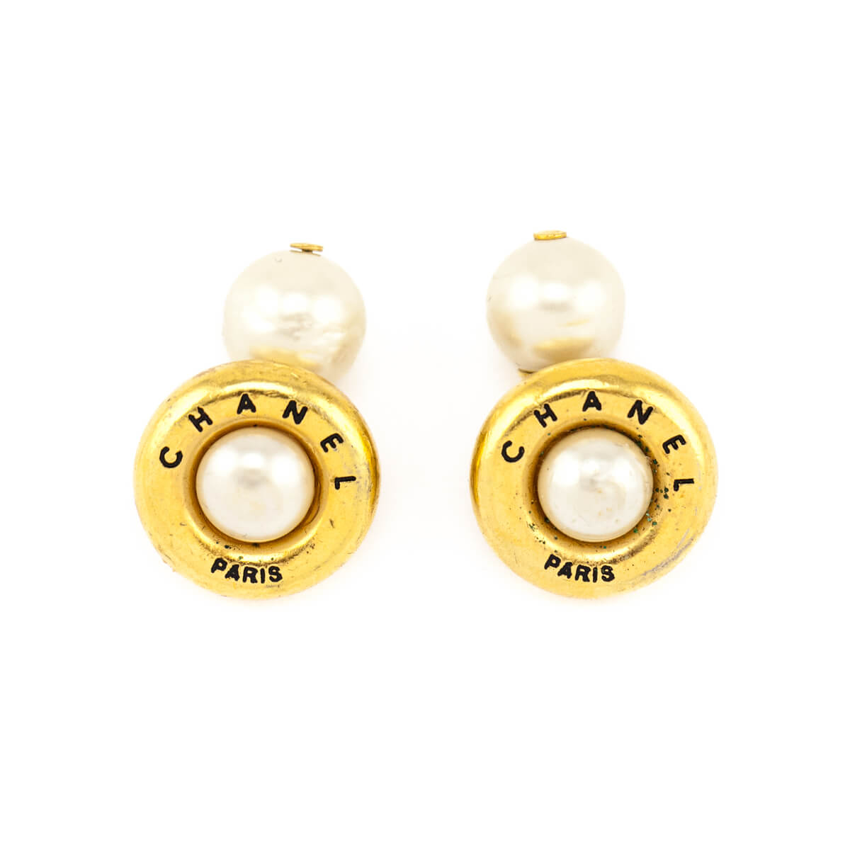 Chanel Pearl Vintage Cuff Links - Love that Bag etc - Preowned Authentic Designer Handbags & Preloved Fashions