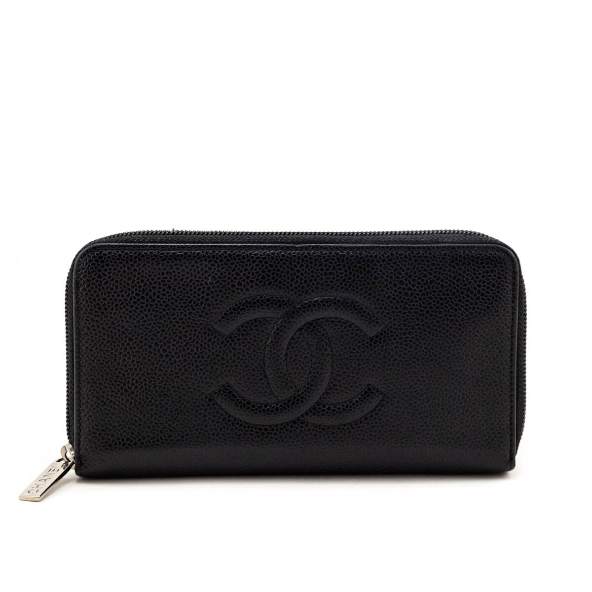 Chanel Black Caviar Large Timeless CC Zip Around Wallet - Love that Bag etc - Preowned Authentic Designer Handbags & Preloved Fashions