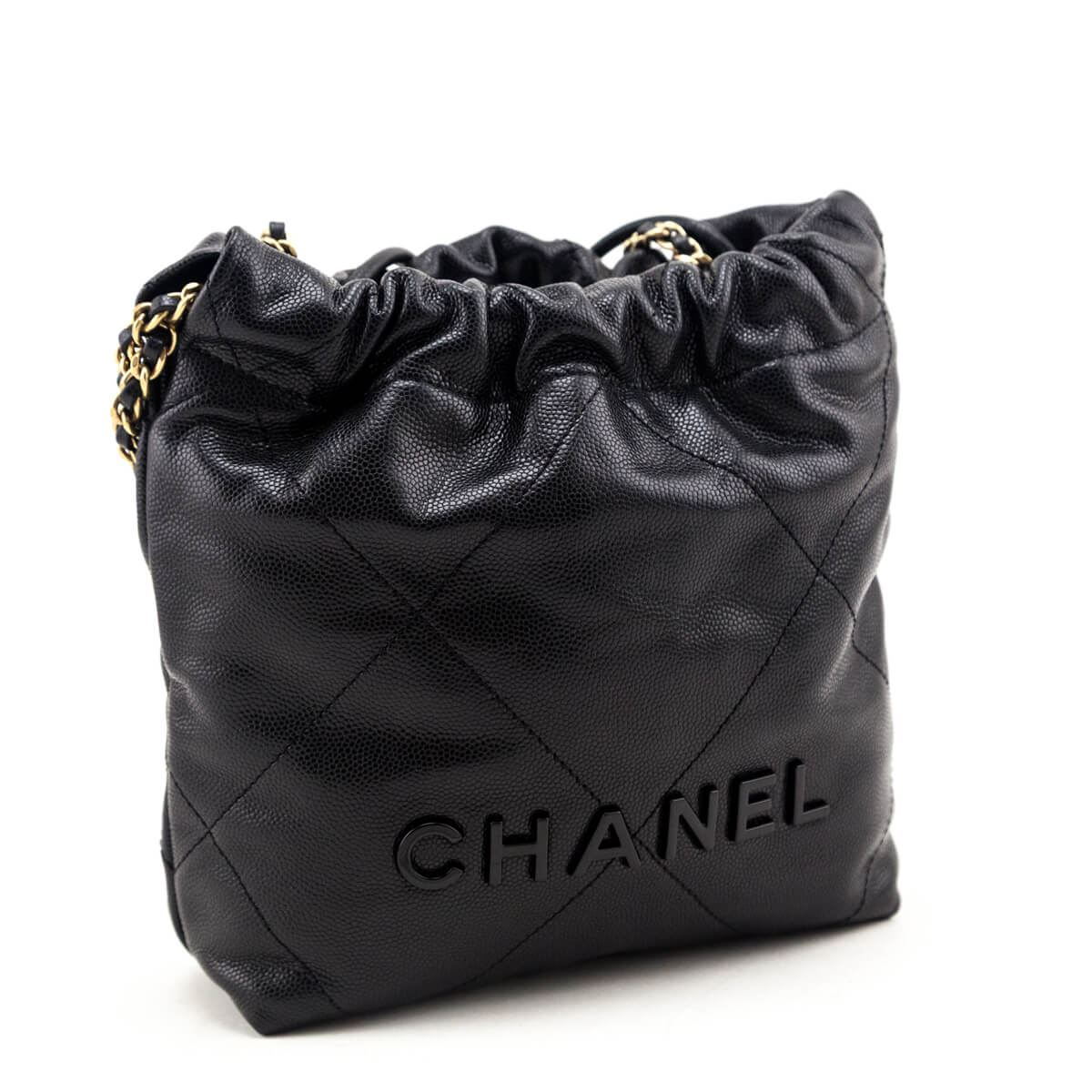 Chanel Black Shiny Caviar Quilted Monochrome Mini Chanel 22 - Love 历史查询®Bag®幸运飞行艇官方开奖记录-168官方飞艇结果号码预测 - Preowned Authentic Designer Handbags & Preloved Fashions