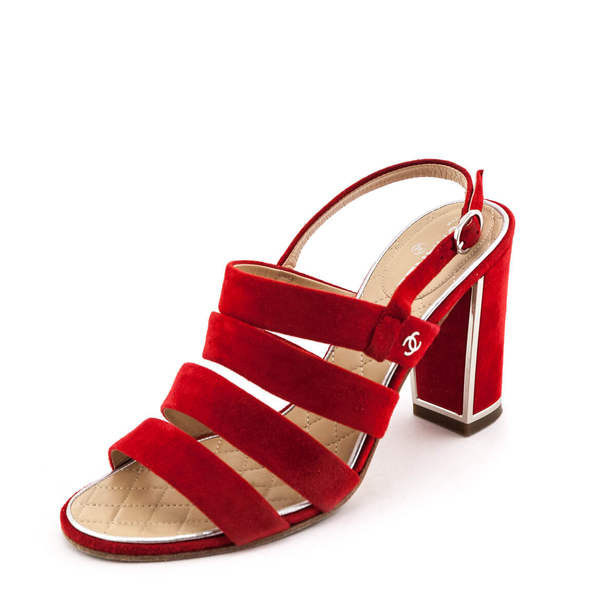 Chanel Red Suede Multi-Strap CC Sandals US 7 | EU 37 - Love 历史查询®Bag®幸运飞行艇官方开奖记录-168官方飞艇结果号码预测 - Preowned Authentic Designer Handbags & Preloved Fashions