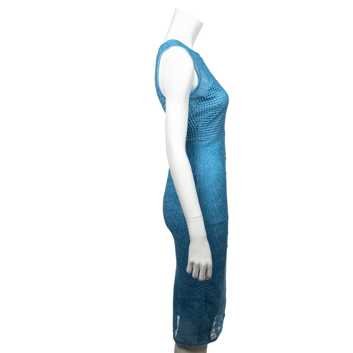 Diane von Furstenberg Blue Lace Sleeveless Pencil Dress Size XS - Love that Bag etc - Preowned Authentic Designer Handbags & Preloved Fashions