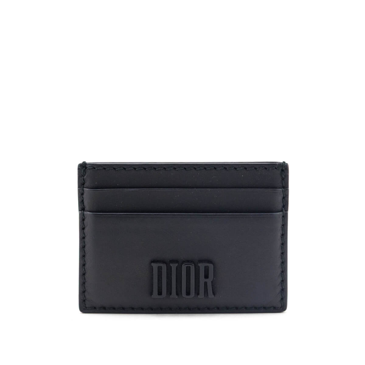 Dior Black Calfskin D-Fence Card Holder - Love that Bag etc - Preowned Authentic Designer Handbags & Preloved Fashions