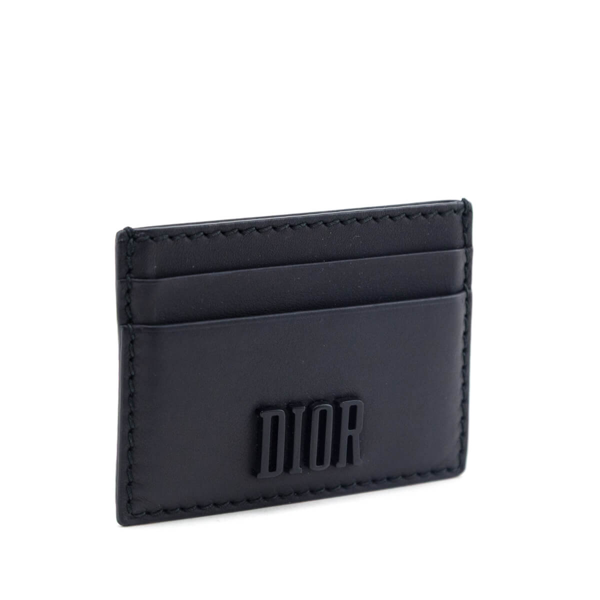 Dior Black Calfskin D-Fence Card Holder - Love that Bag etc - Preowned Authentic Designer Handbags & Preloved Fashions