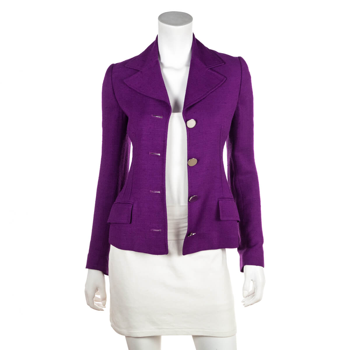 Dolce & Gabbana Purple Jacket Size XXS | IT 38 - Love that Bag etc - Preowned Authentic Designer Handbags & Preloved Fashions