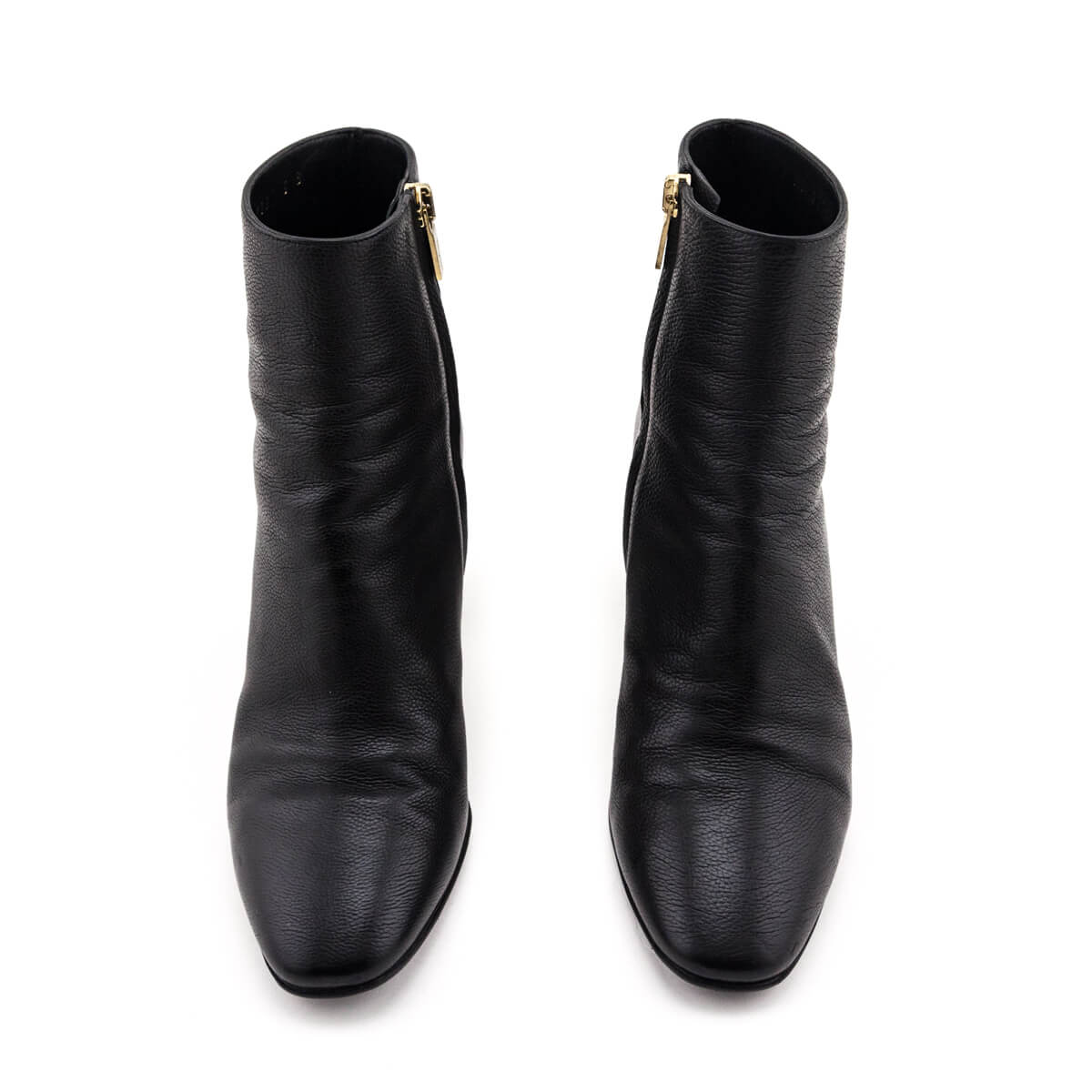 Ferragamo Black Leather Ankle Boots Size US 6 | EU 6 - Love that Bag etc - Preowned Authentic Designer Handbags & Preloved Fashions