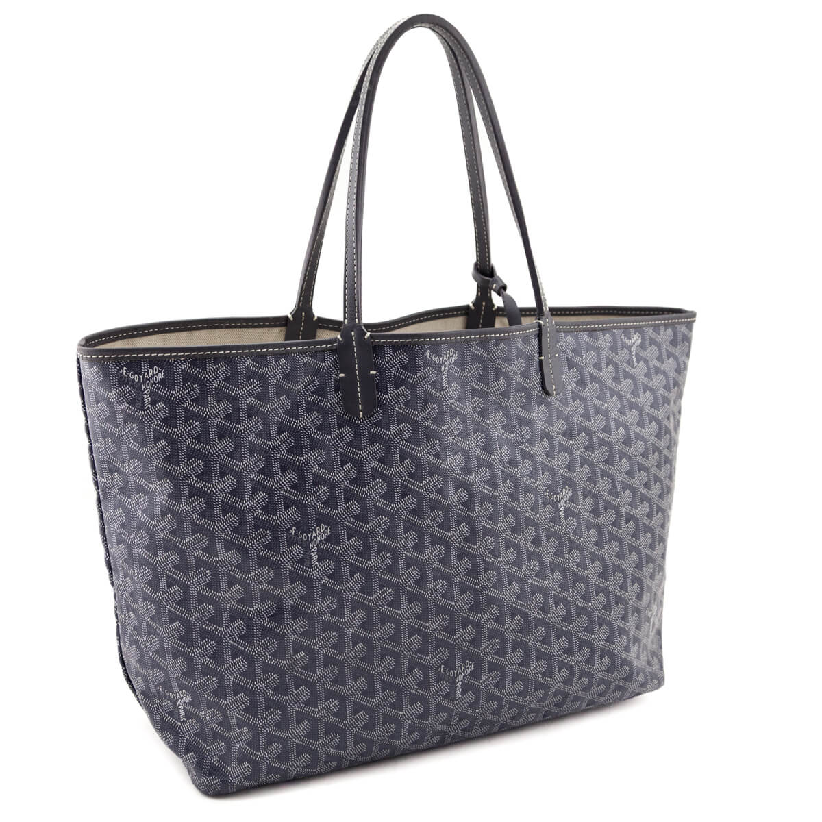 Goyard Grey Goyardine Saint Louis PM - Love that Bag etc - Preowned Authentic Designer Handbags & Preloved Fashions