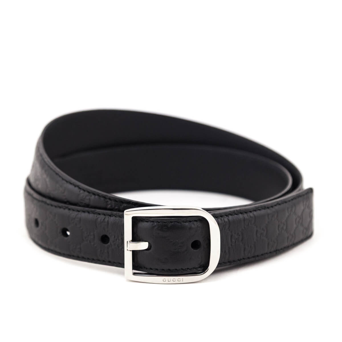 Gucci Black Microguccissima Belt Size XL - Love that Bag etc - Preowned Authentic Designer Handbags & Preloved Fashions