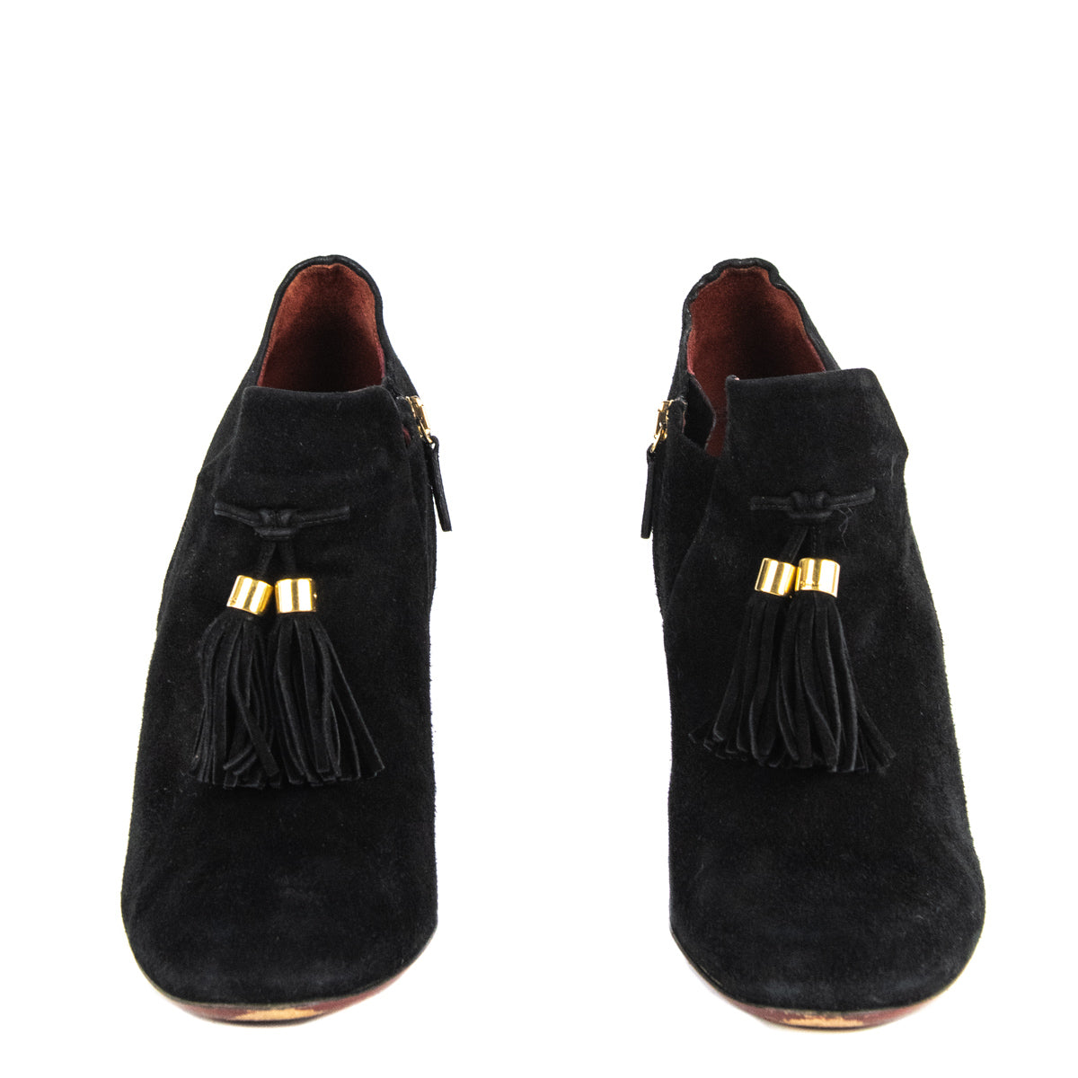 Gucci Black Suede Tassel Loafer Pumps Size Size US 10 | EU 40 - Love that Bag etc - Preowned Authentic Designer Handbags & Preloved Fashions