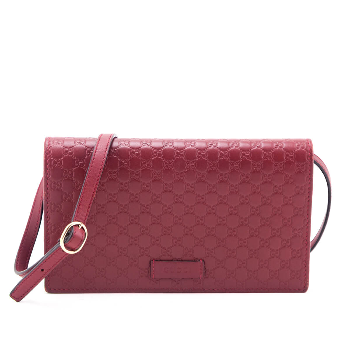 Gucci Red Microguccissima Crossbody Wallet - Love that Bag etc - Preowned Authentic Designer Handbags & Preloved Fashions