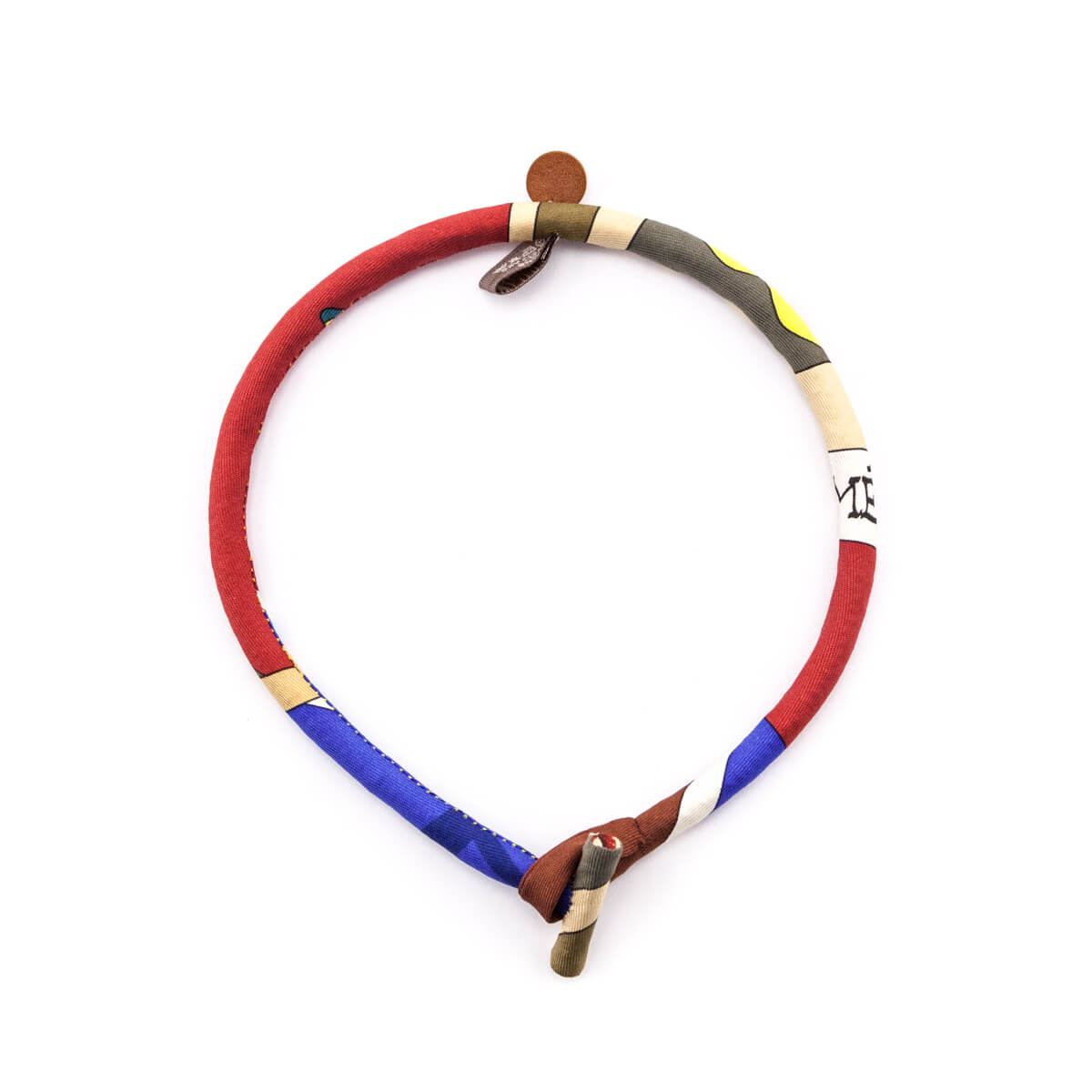 Hermes Multicolor Silk Petit H Choker - Love that Bag etc - Preowned Authentic Designer Handbags & Preloved Fashions