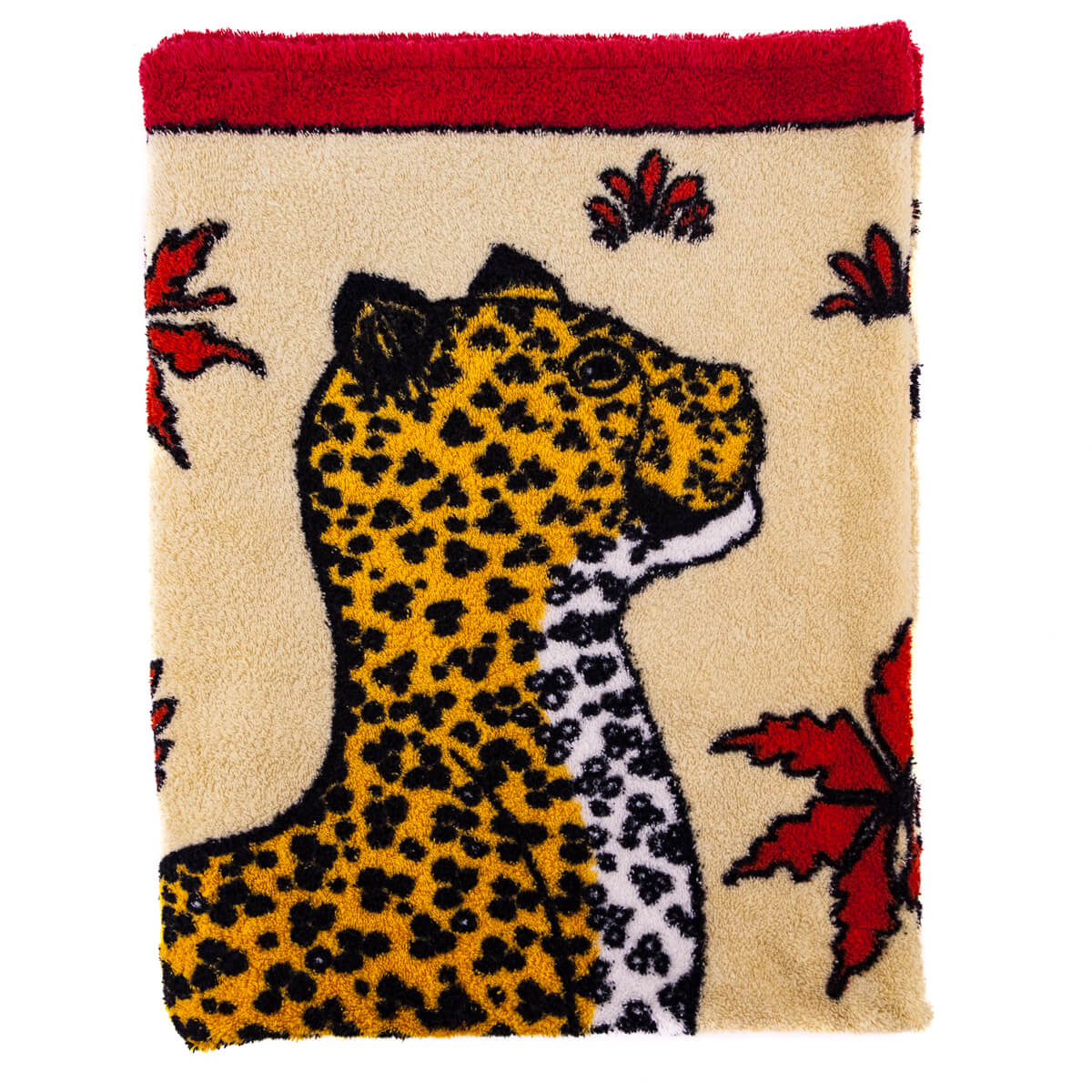 Hermes Red Leopards Beach Towel - Love that Bag etc - Preowned Authentic Designer Handbags & Preloved Fashions