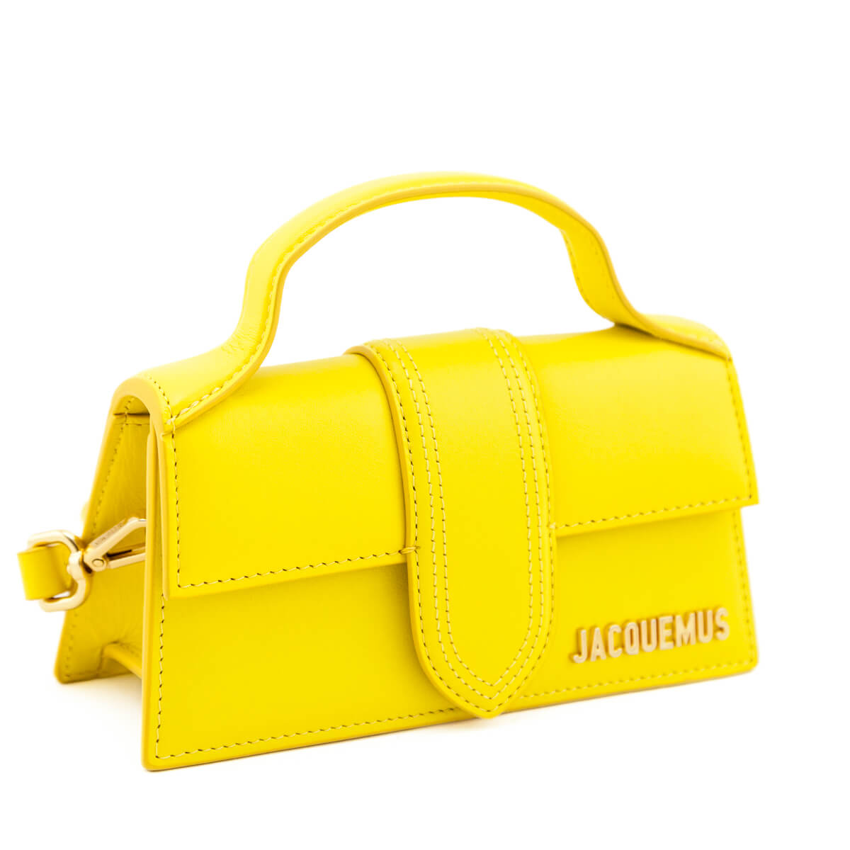Jacquemus Yellow Smooth Calfskin Le Bambino - Love that Bag etc - Preowned Authentic Designer Handbags & Preloved Fashions