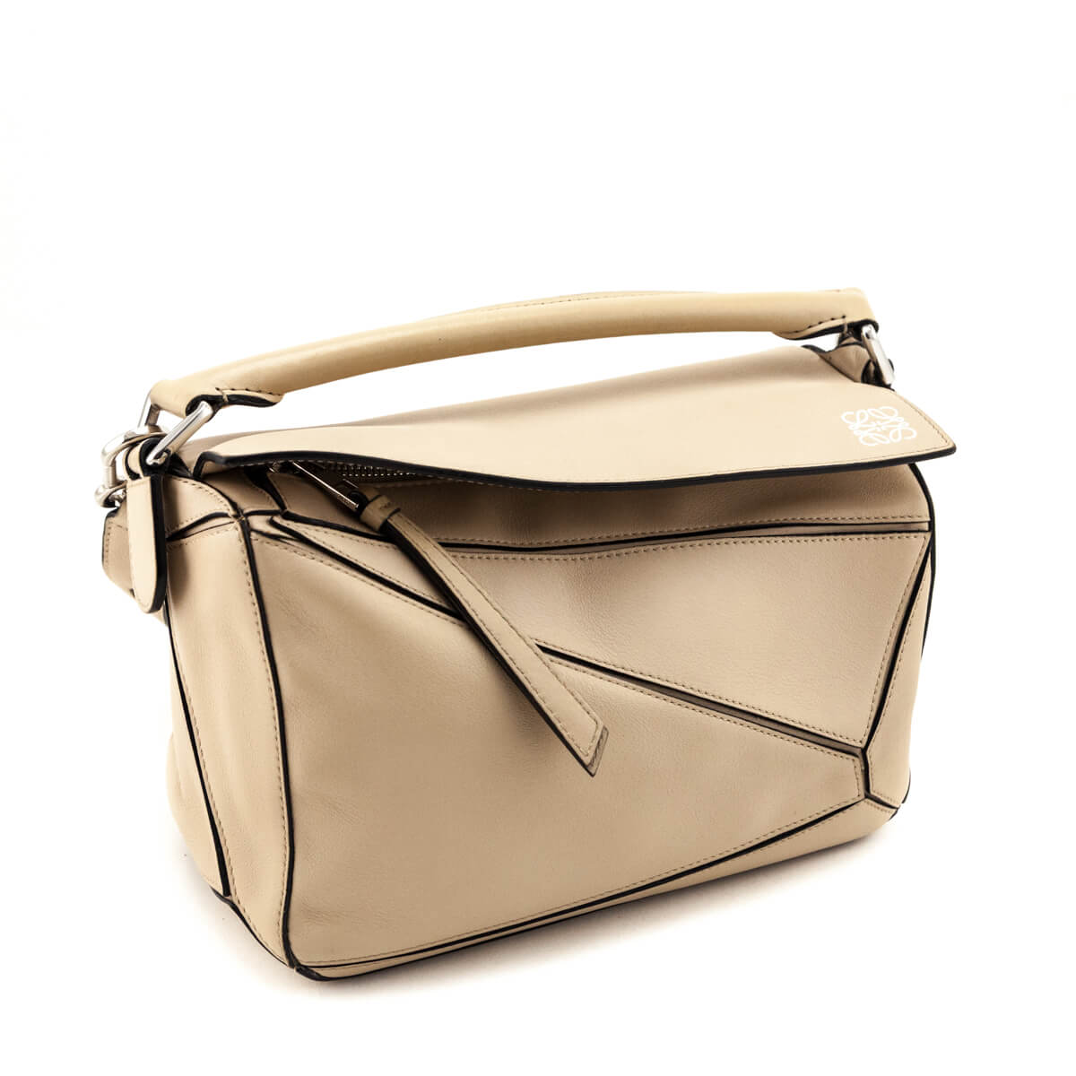 Loewe Mink Calfskin Small Puzzle Bag - Love that Bag etc - Preowned Authentic Designer Handbags & Preloved Fashions