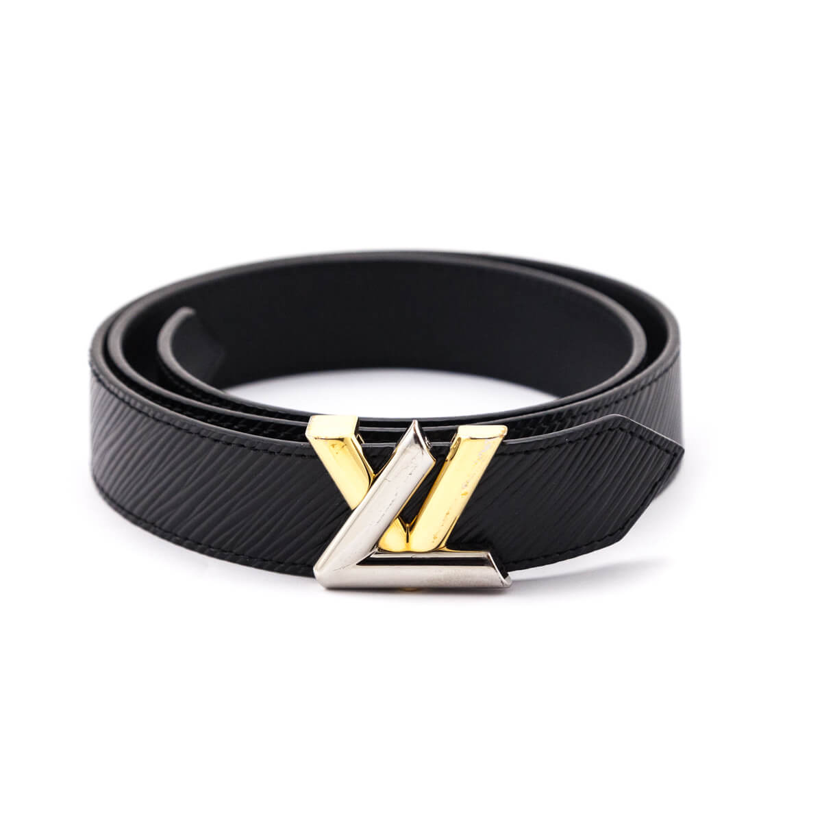 Louis Vuitton Black Epi Twist Belt Size S - Love that Bag etc - Preowned Authentic Designer Handbags & Preloved Fashions