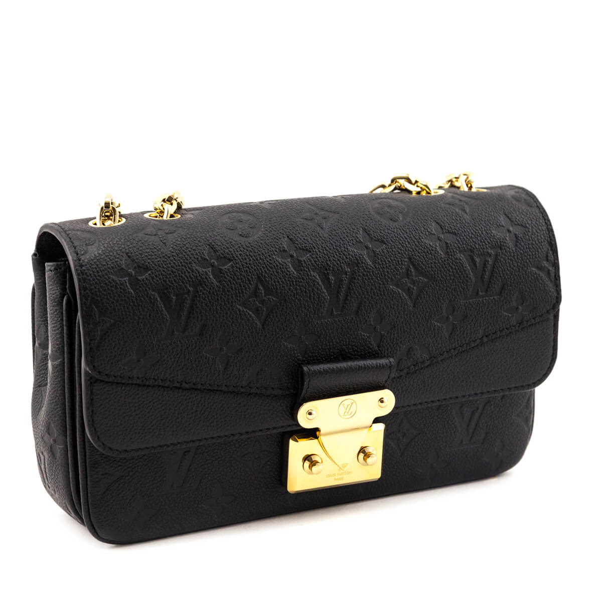 Louis Vuitton Black Monogram Empreinte Marceau Bag - Love that Bag etc - Preowned Authentic Designer Handbags & Preloved Fashions