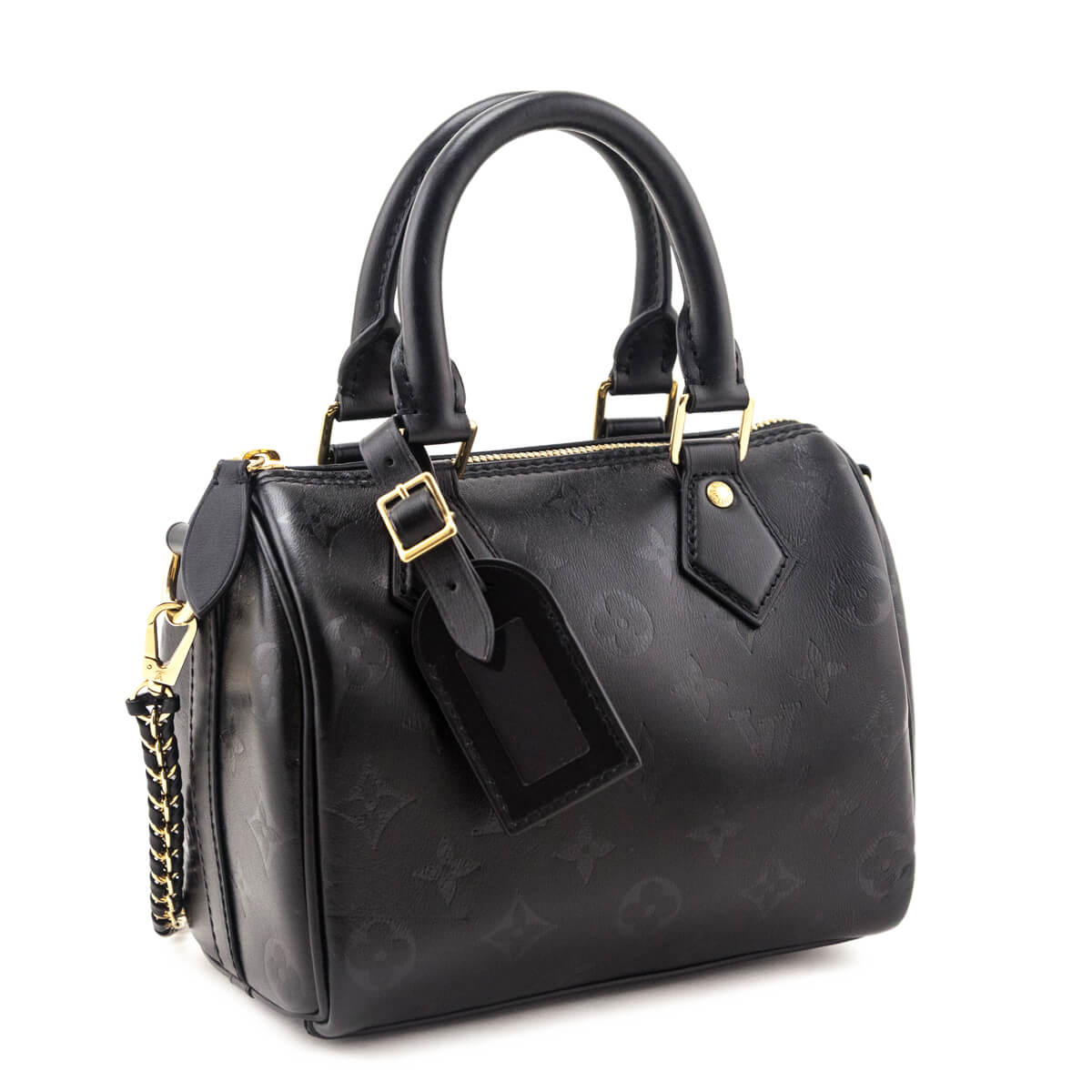 Louis Vuitton Black Monogram Ink Speedy BB - Love that Bag etc - Preowned Authentic Designer Handbags & Preloved Fashions