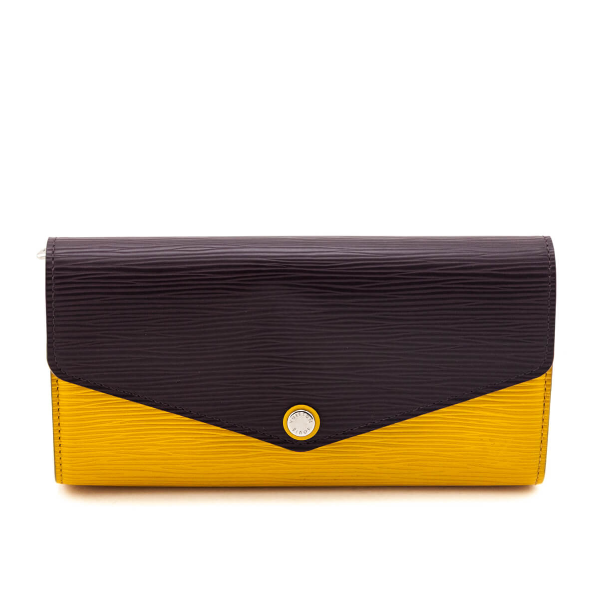 Louis Vuitton Citron Brown Epi Sarah Wallet NM - Love that Bag etc - Preowned Authentic Designer Handbags & Preloved Fashions