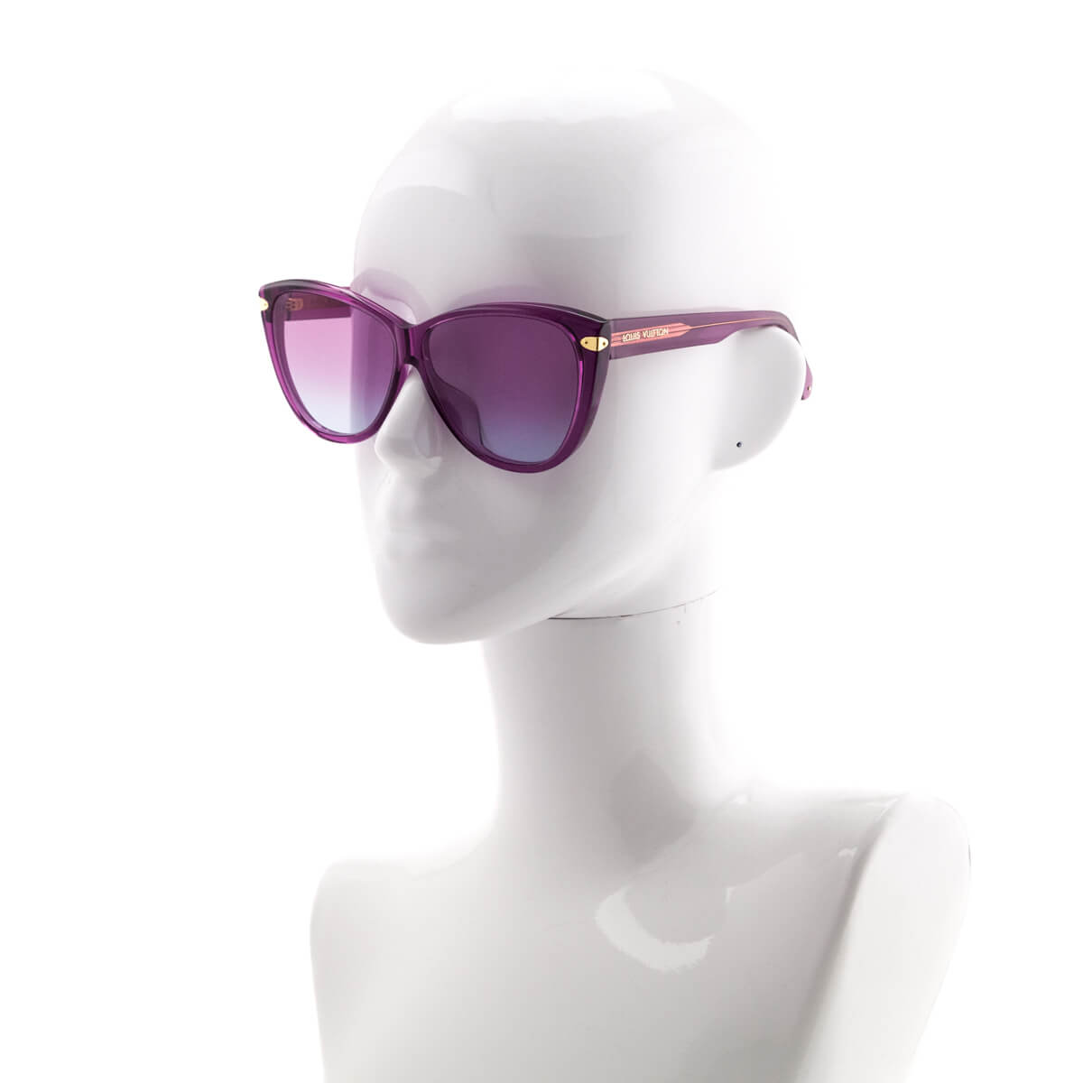 Louis Vuitton Magenta Acetate Cat Eye Sunglasses - Love that Bag etc - Preowned Authentic Designer Handbags & Preloved Fashions
