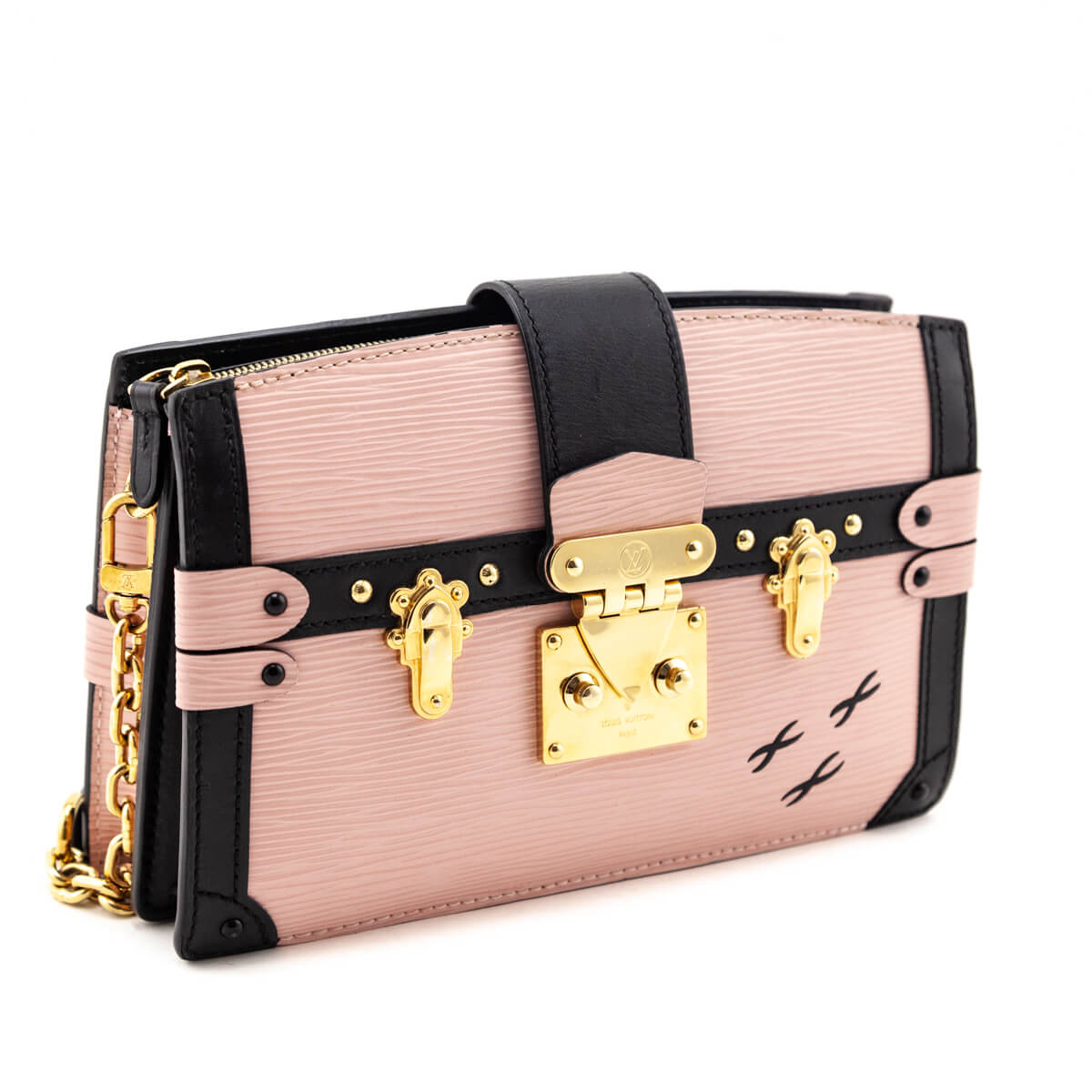 Louis Vuitton Rose Ballerine Epi Trunk Clutch - Love that Bag etc - Preowned Authentic Designer Handbags & Preloved Fashions