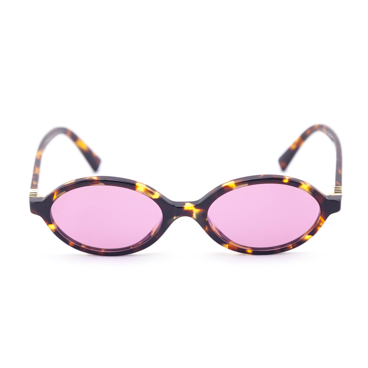 Miu Miu Tortoise-shell Effect Regard Oval Sunglasses - Love that Bag etc - Preowned Authentic Designer Handbags & Preloved Fashions