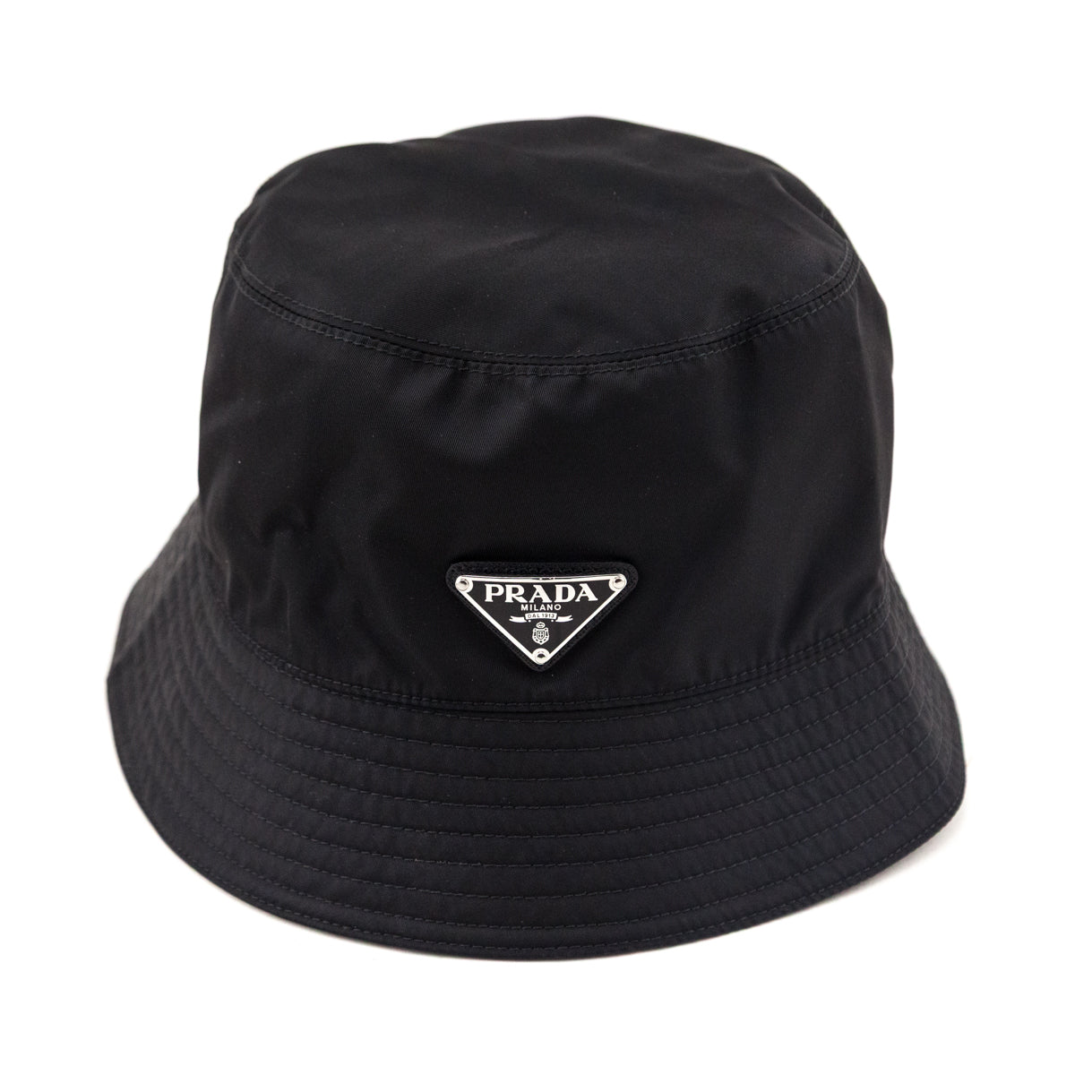 Prada Black Re-Nylon Bucket Hat - Love that Bag etc - Preowned Authentic Designer Handbags & Preloved Fashions