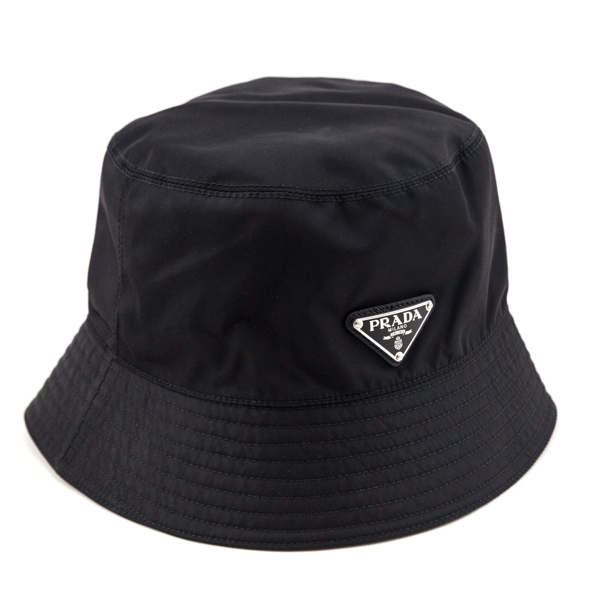 Prada Black Re-Nylon Bucket Hat - Love that Bag etc - Preowned Authentic Designer Handbags & Preloved Fashions