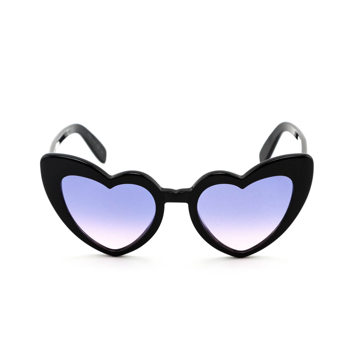 Saint Laurent Black Acetate Heart Frame Loulou Sunglasses - Love that Bag etc - Preowned Authentic Designer Handbags & Preloved Fashions