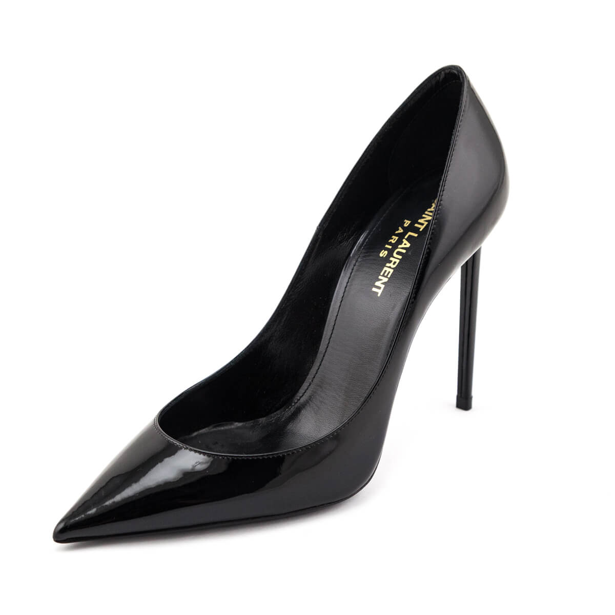 Saint Laurent Black Patent Zoe 105 Pumps Size US 8.5 | EU 38.5 - Love that Bag etc - Preowned Authentic Designer Handbags & Preloved Fashions