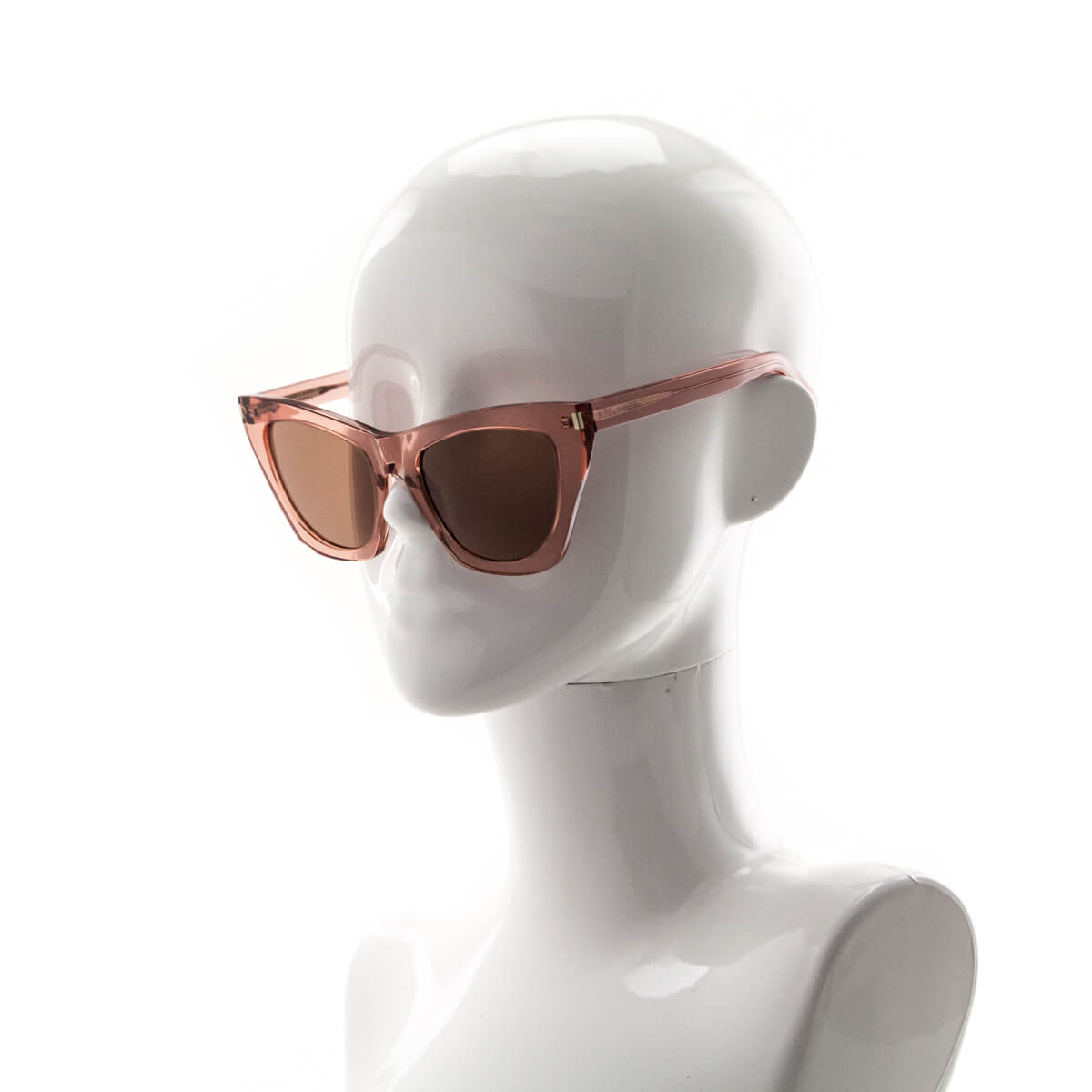 Saint Laurent Pink Acetate SL 214 Kate Cat Eye Sunglasses - Love that Bag etc - Preowned Authentic Designer Handbags & Preloved Fashions