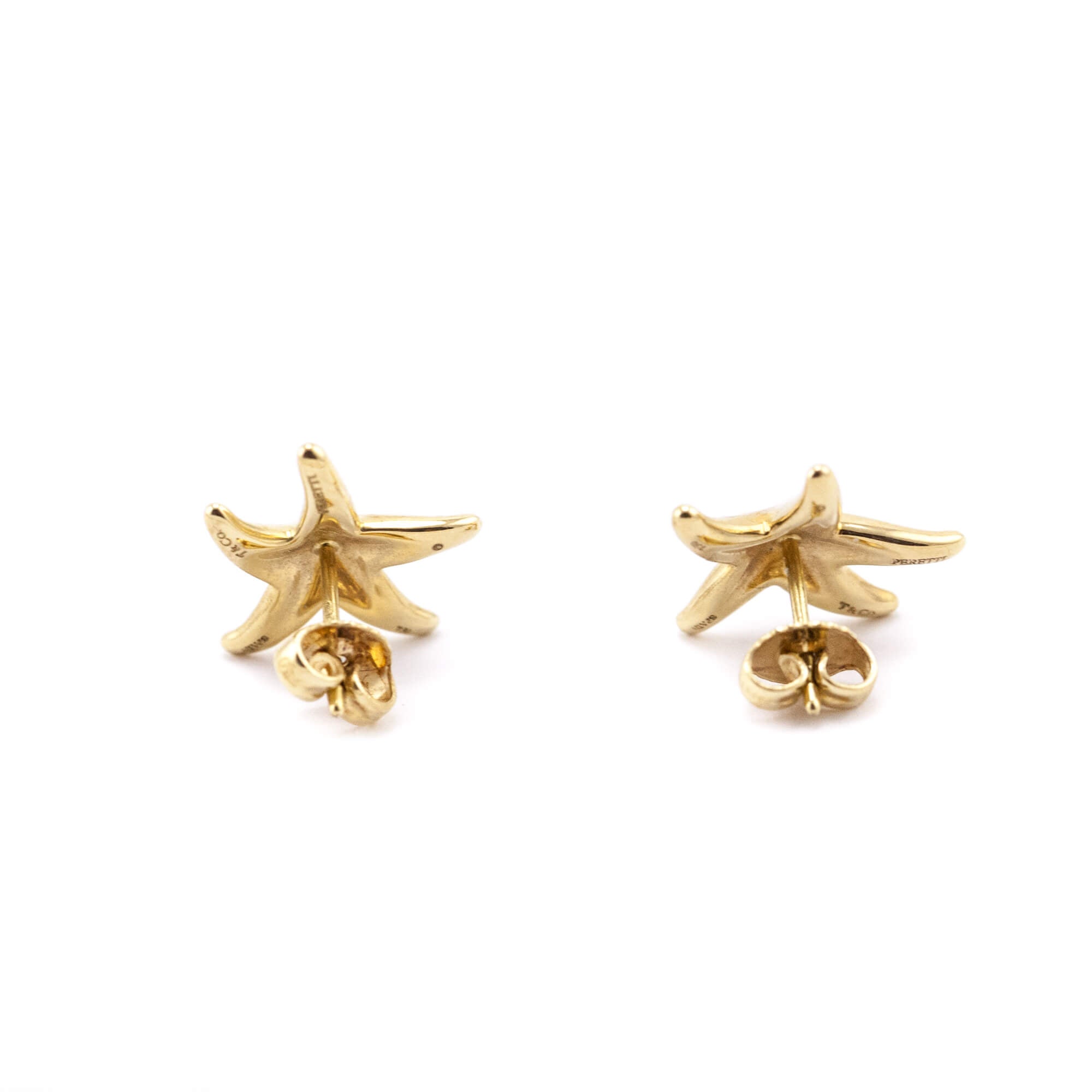 Tiffany & Co. 18K Yellow Gold Elsa Peretti Starfish Stud Earrings - Love that Bag etc - Preowned Authentic Designer Handbags & Preloved Fashions