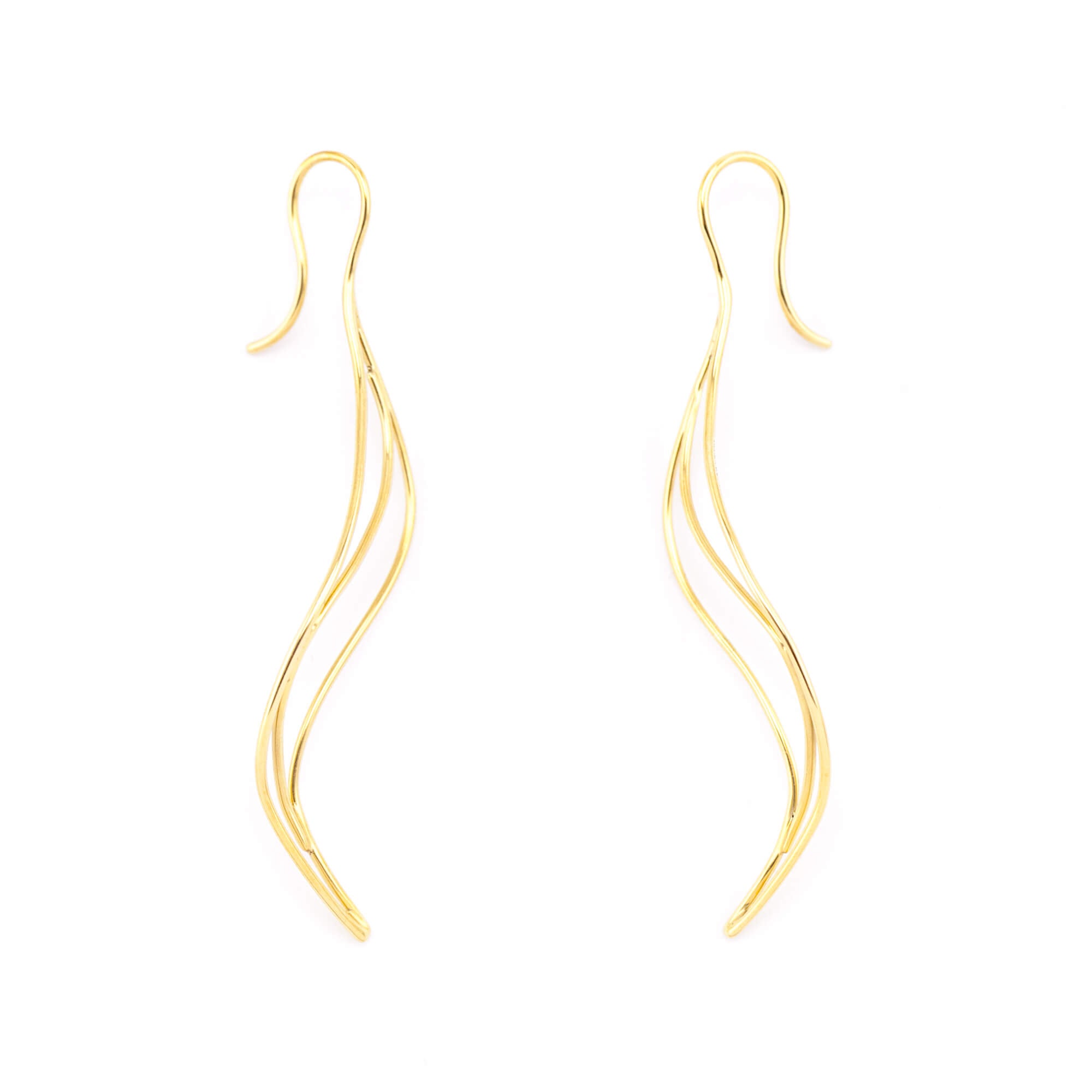 Tiffany & Co. 18K Yellow Gold Elsa Peretti Wave Earrings - Love that Bag etc - Preowned Authentic Designer Handbags & Preloved Fashions