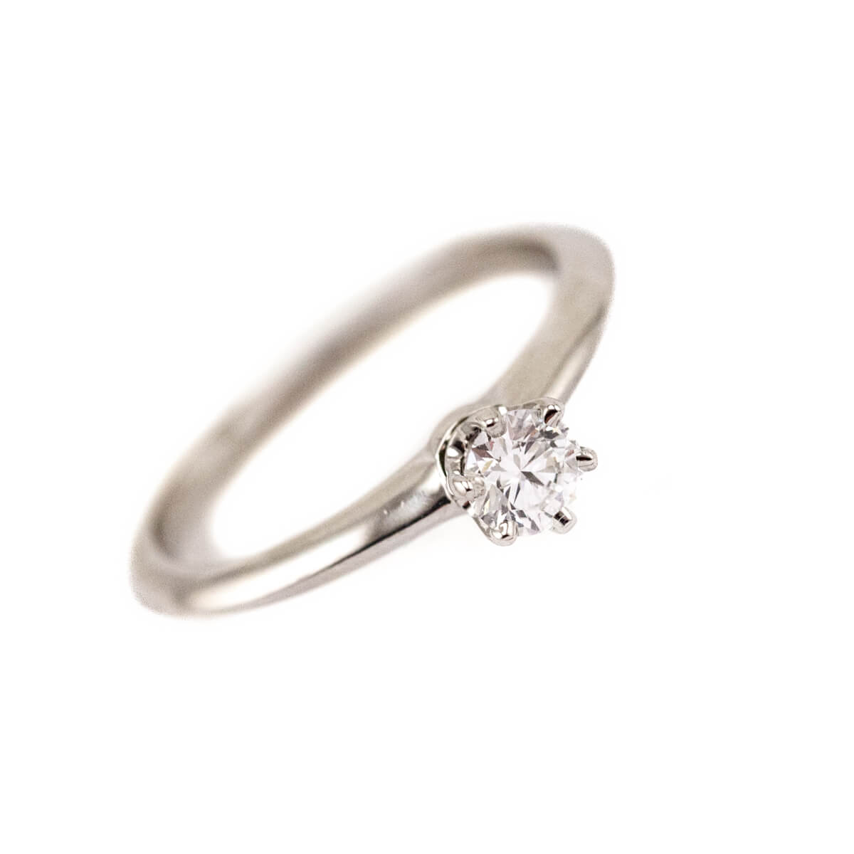 Tiffany & Co. Platinum Diamond .23ct Solitaire Engagement Ring - Love that Bag etc - Preowned Authentic Designer Handbags & Preloved Fashions