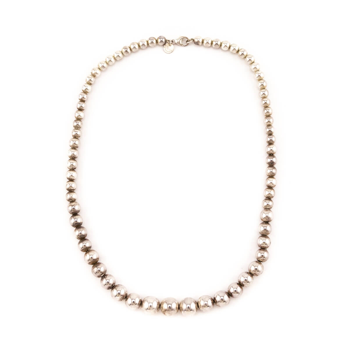 Tiffany & Co. Sterling Silver HardWear Graduated Ball Necklace - Love that Bag etc - Preowned Authentic Designer Handbags & Preloved Fashions