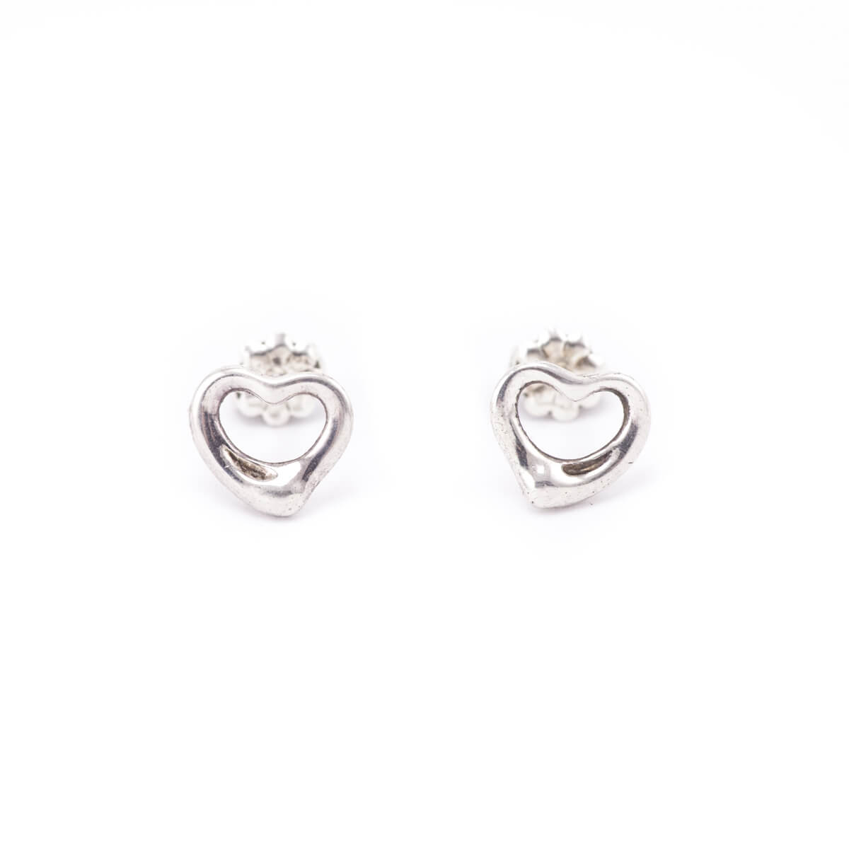 Tiffany & Co. Sterling Silver Open Heart Earrings - Love that Bag etc - Preowned Authentic Designer Handbags & Preloved Fashions