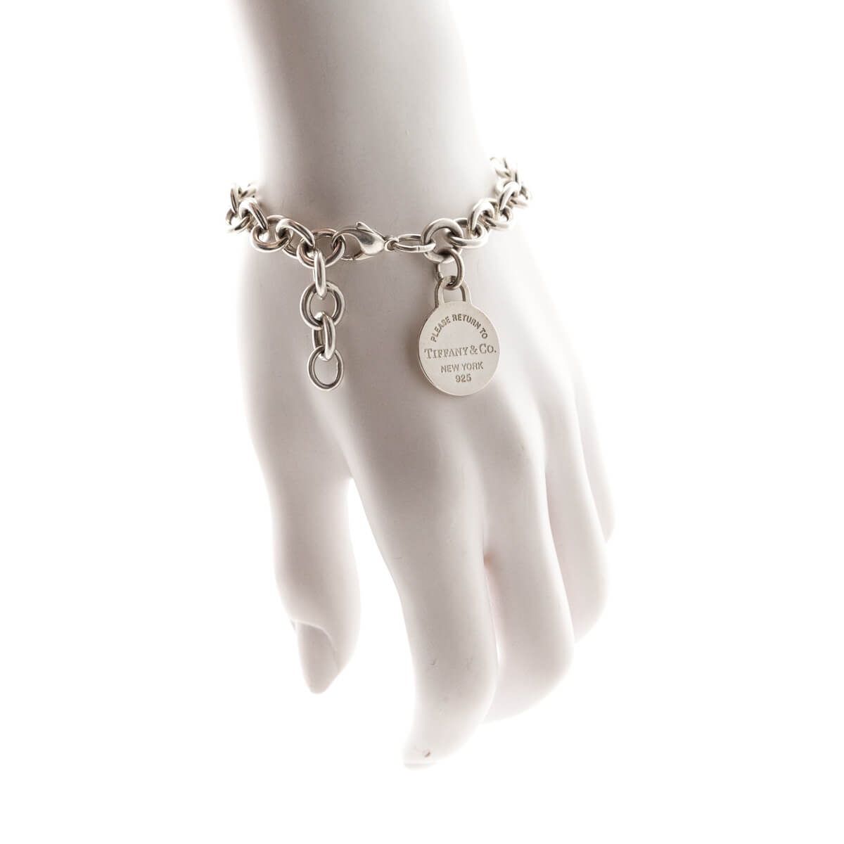 Tiffany & Co Sterling Silver Round Return To Tiffany Charm Bracelet - Love that Bag etc - Preowned Authentic Designer Handbags & Preloved Fashions