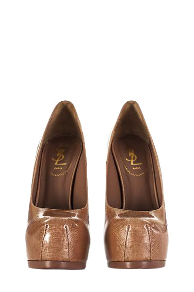 Saint Laurent Beige Tribute Two Platform Pumps Size US 7.5 | EU 37.5 - Love that Bag etc - Preowned Authentic Designer Handbags & Preloved Fashions